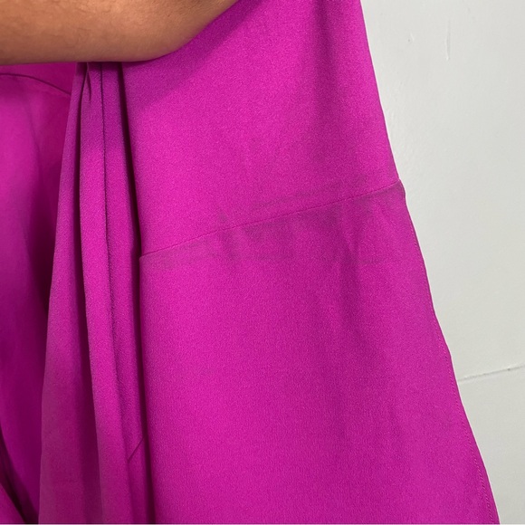 Lovers + Friends Eve Gown Maxi Dress Slit‎ One Shoulder Medium - Picture 7 of 8